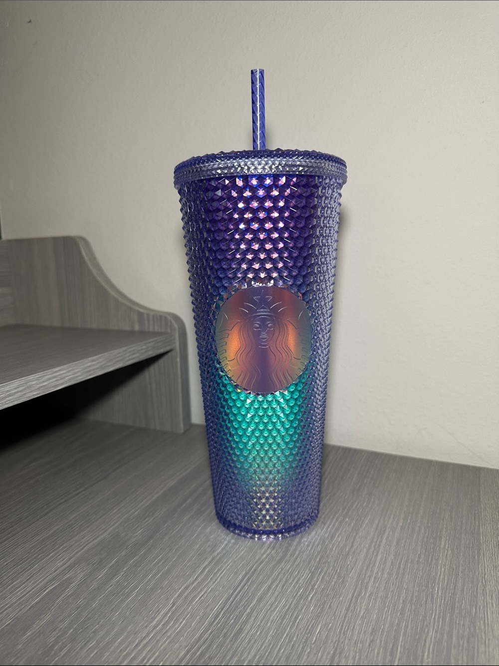 Starbucks 24oz Mermaid Iridescent Studded Tumbler